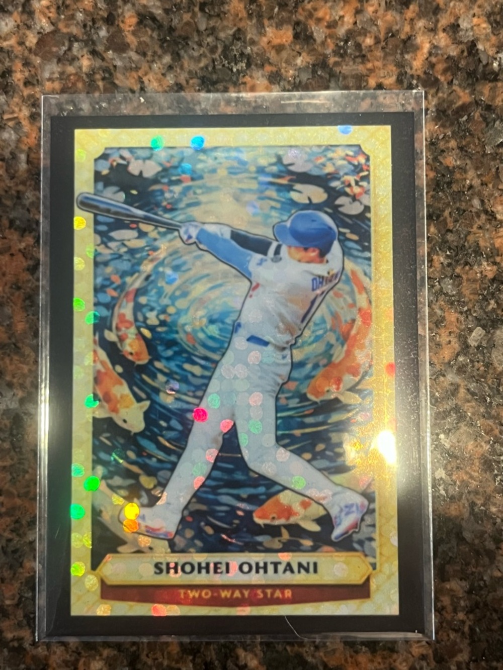 Shohei Ohtani Two-Way Star Custom Art Holographic Card
